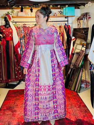 Pink Palestinian Fallahi Thoub